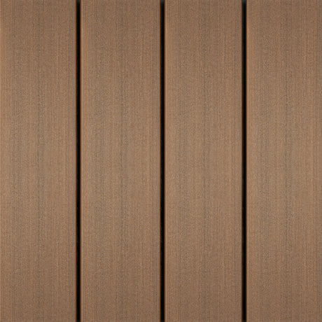 Vlonderplank - Glad - Donker bruin - COEX - 2,1 x 15 x 210 cm