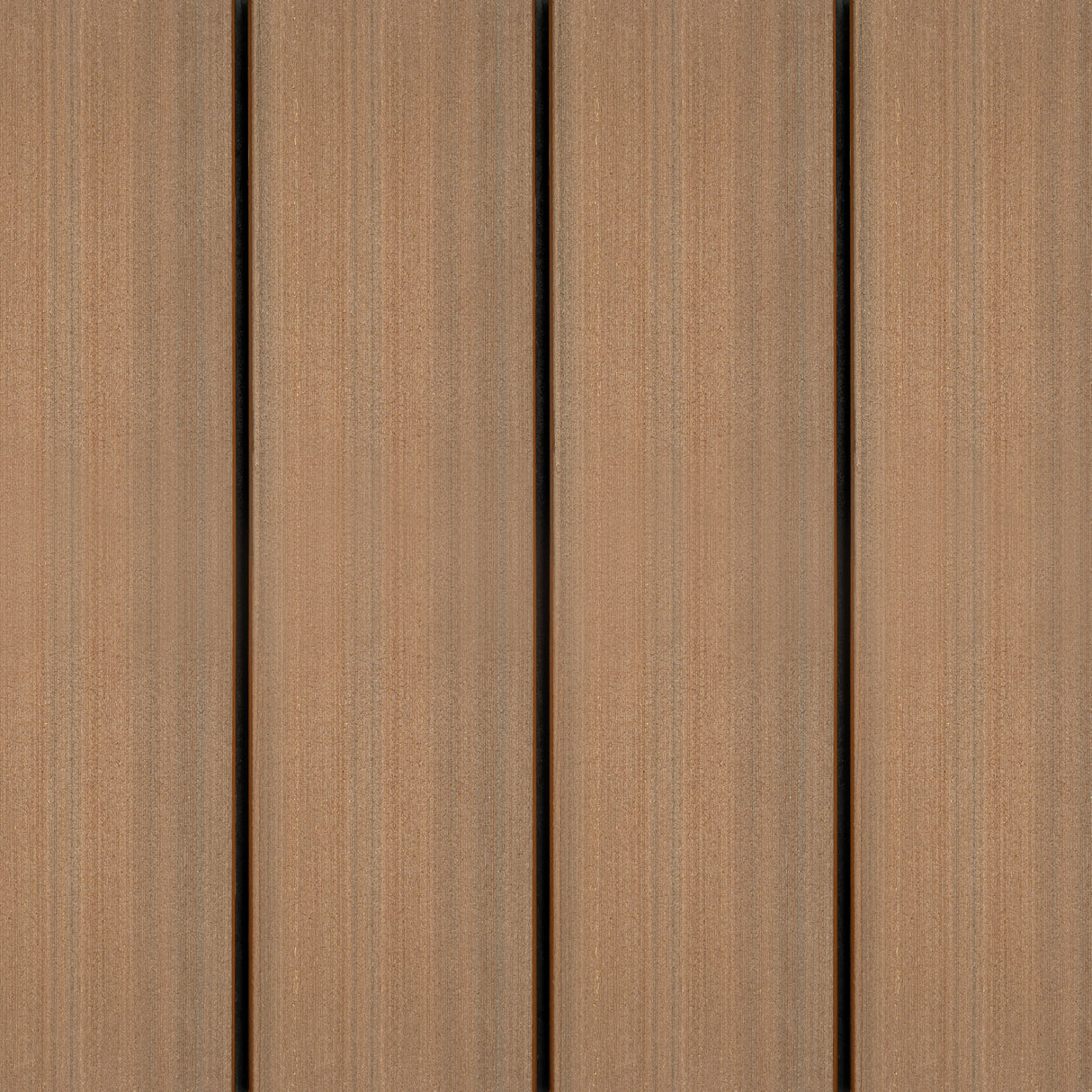 Vlonderplank - Gestructureerd - Donker bruin - Clip - 2,1 x 15 x 300 cm