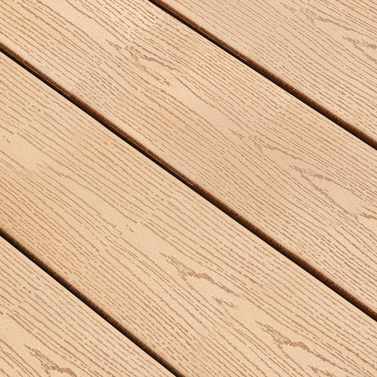 Vlonderplank - Gestructureerd - Bruin - Clip - 2,1 x 15 x 300 cm