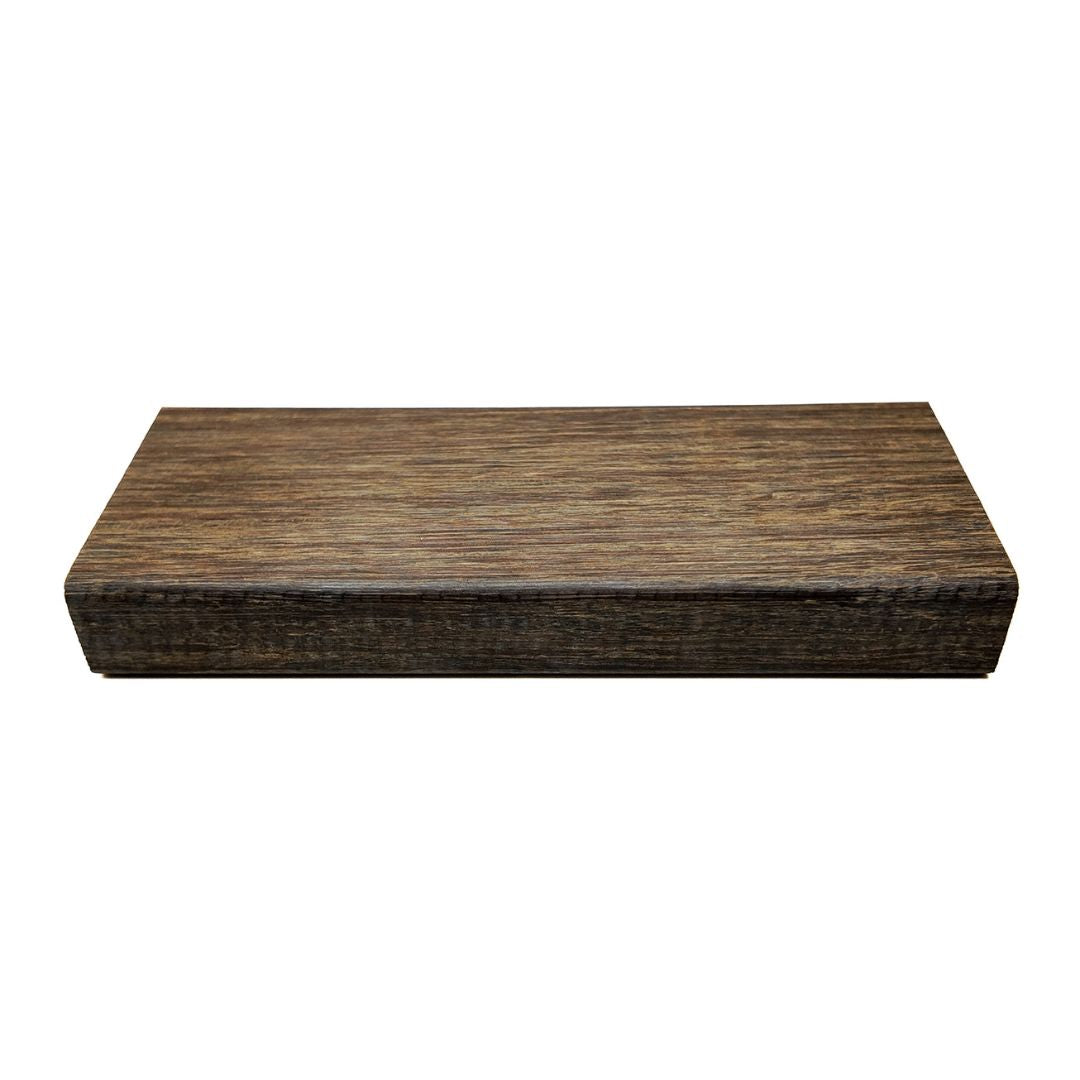X-treme Gevelplank - Glad - Donker bruin - Grad enkel - 2 x 6,4 x 185 cm