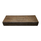 X-treme Gevelplank - Glad - Donker bruin - Grad enkel - 2 x 6,4 x 185 cm