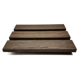 X-treme Gevelplank - Glad - Donker bruin - Triple Rhombus - 2 x 13,7 x 185 cm