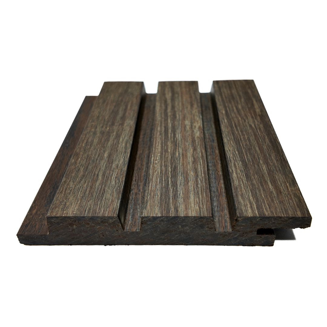 X-treme Gevelplank - Glad - Donker bruin - Triple Rhombus - 2 x 13,7 x 185 cm