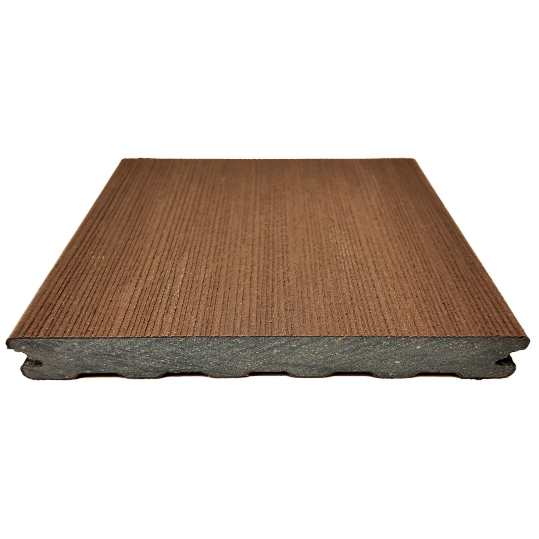 Vlonderplank - Glad - Bruin - COEX - 2,1 x 15 x 240 cm