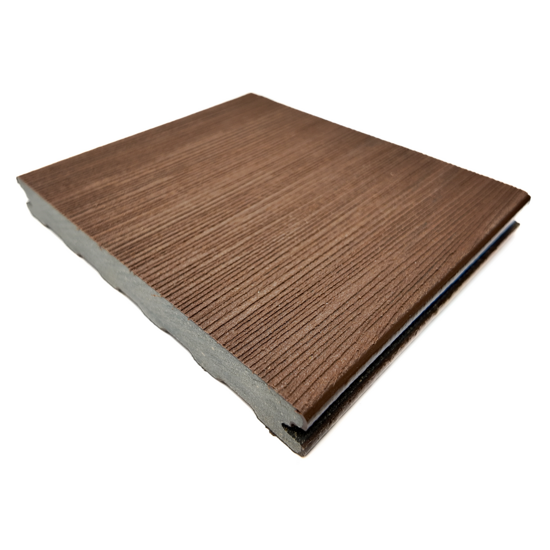 Vlonderplank - Glad - Bruin - COEX - 2,1 x 15 x 240 cm