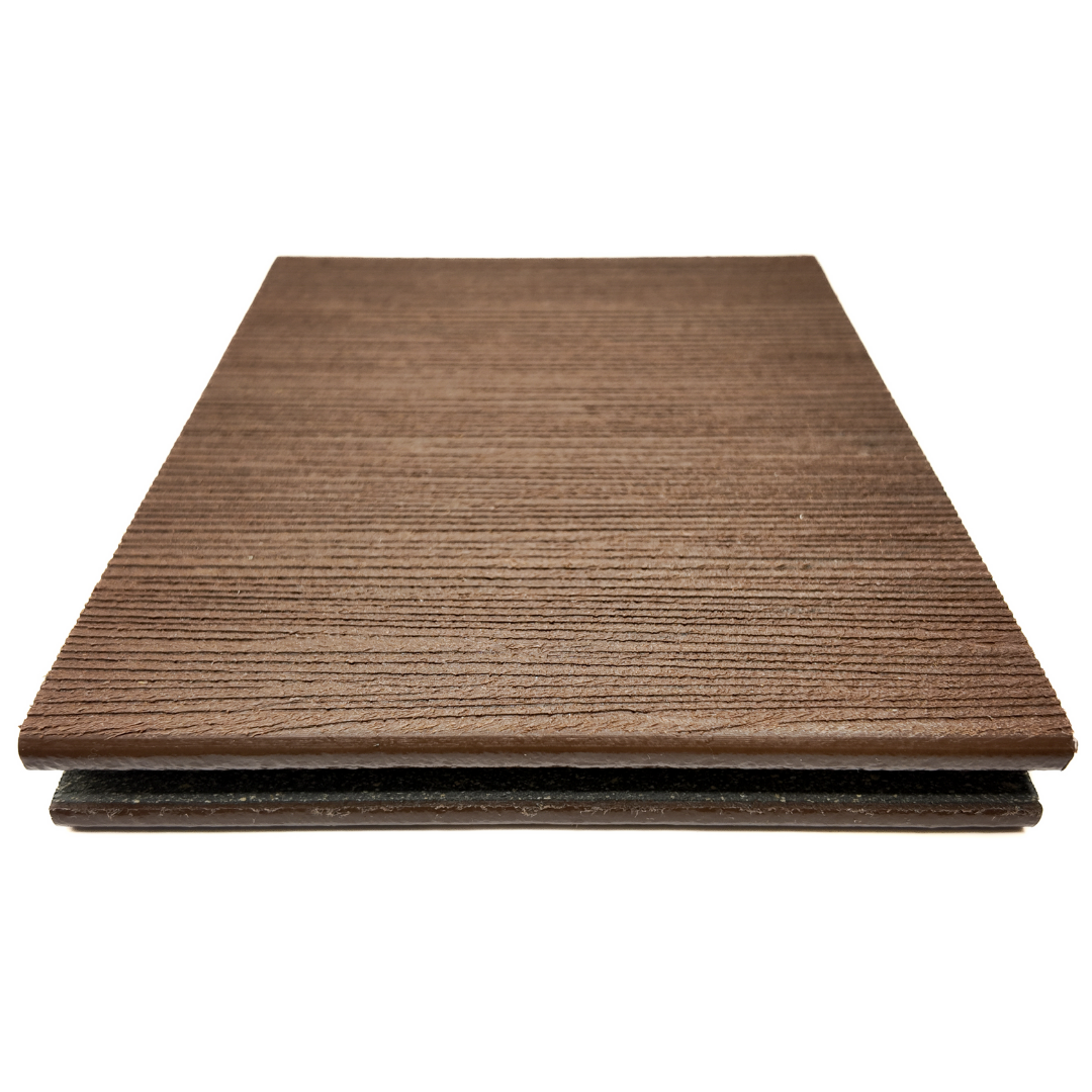 Vlonderplank - Glad - Bruin - COEX - 2,1 x 15 x 240 cm