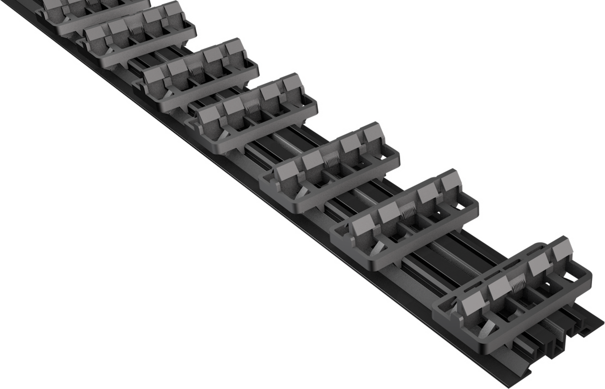 GRAD - Vlakke Rail - 117, 118 of 119 mm brede planken
