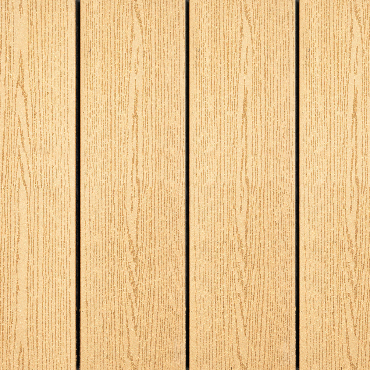 Vlonderplank - Gestructureerd - Licht bruin - Clip - 2,1 x 15 x 210 cm