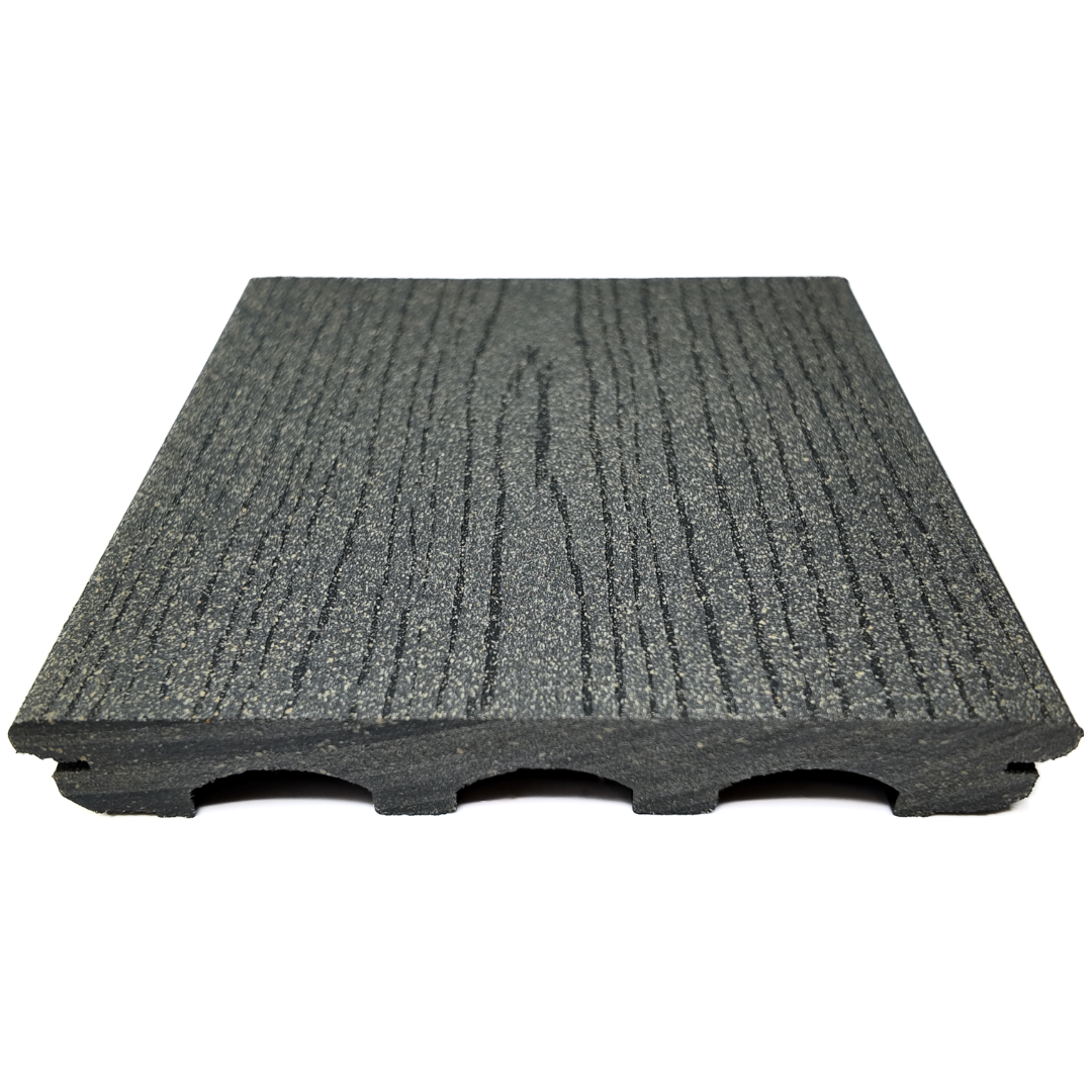 Vlonderplank - Gestructureerd - Grijs - Clip - 2,1 x 15 x 210 cm