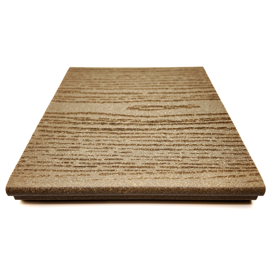 Vlonderplank - Gestructureerd - Licht bruin - Clip - 2,1 x 18 x 210 cm