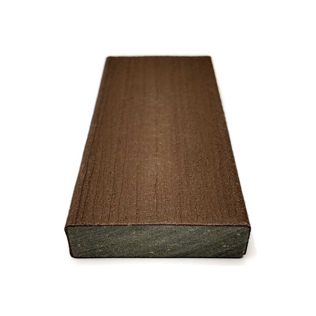 Afwerkingsboord - Glad - Donker bruin - Afwerkingsboord - 2 x 7 x 200 cm