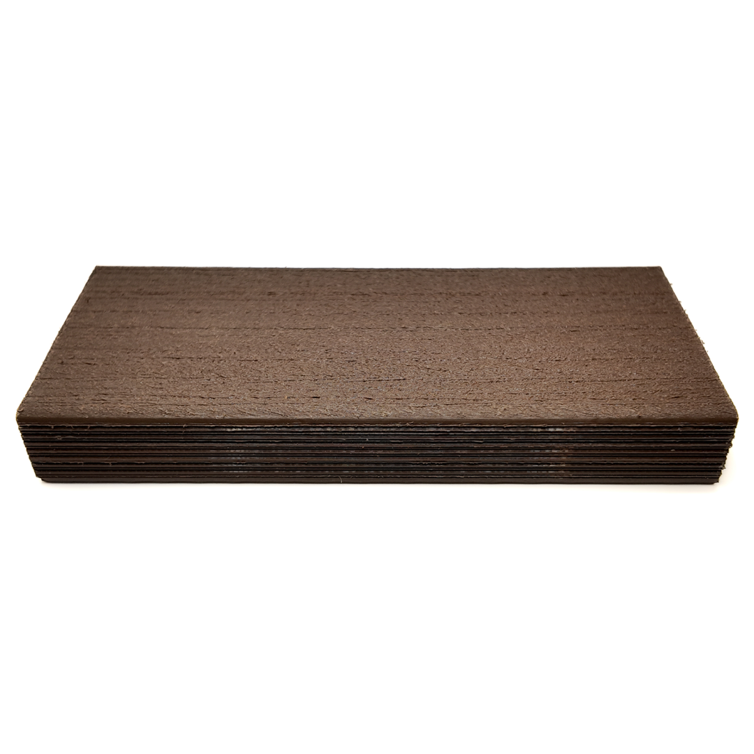 Afwerkingsboord - Glad - Donker bruin - Afwerkingsboord - 2 x 7 x 200 cm