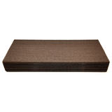 Afwerkingsboord - Glad - Donker bruin - Afwerkingsboord - 2 x 7 x 200 cm