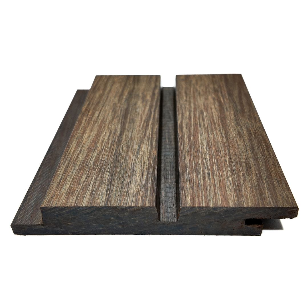 X-treme Gevelplank - Glad - Bruin - Dubbele Rhombus - 2 x 13,7 x 185 cm