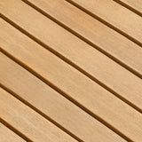 Vlonderplank - Glad - Teak - Grad enkel - 2 x 6,4 x 280 cm