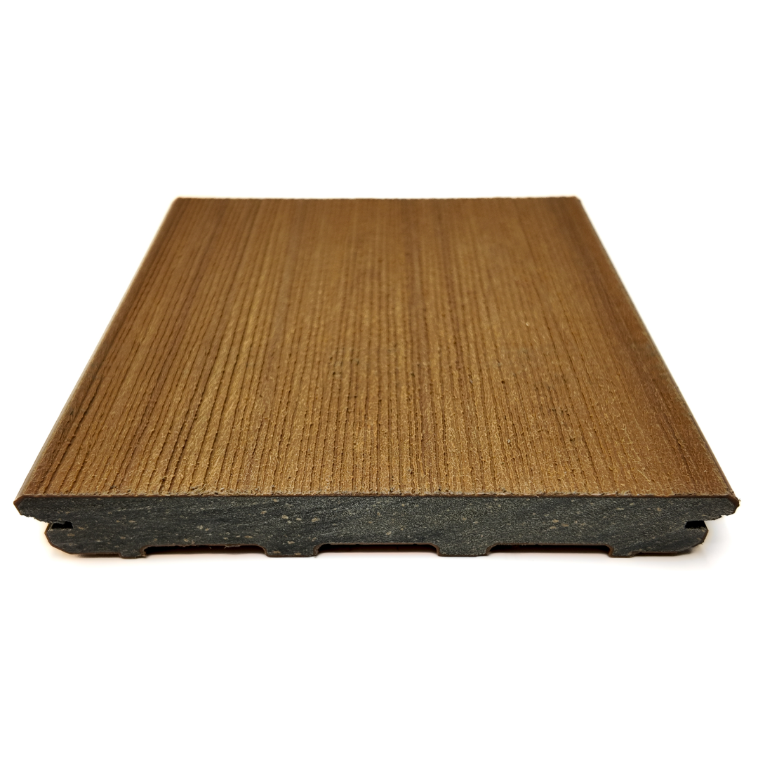 Vlonderplank - Glad - Bruin - COEX - 2,1 x 15 x 210 cm