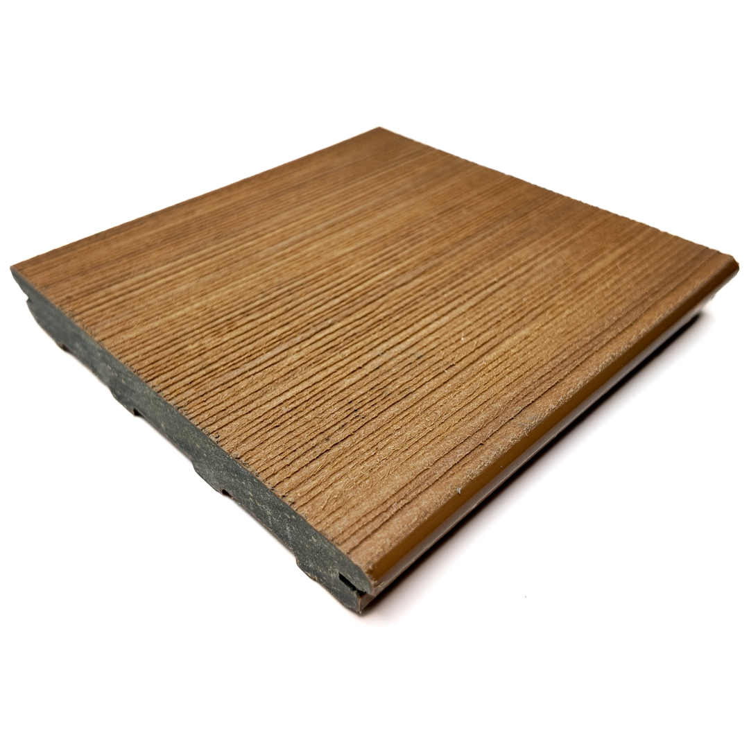 Vlonderplank - Glad - Bruin - COEX - 2,1 x 15 x 210 cm