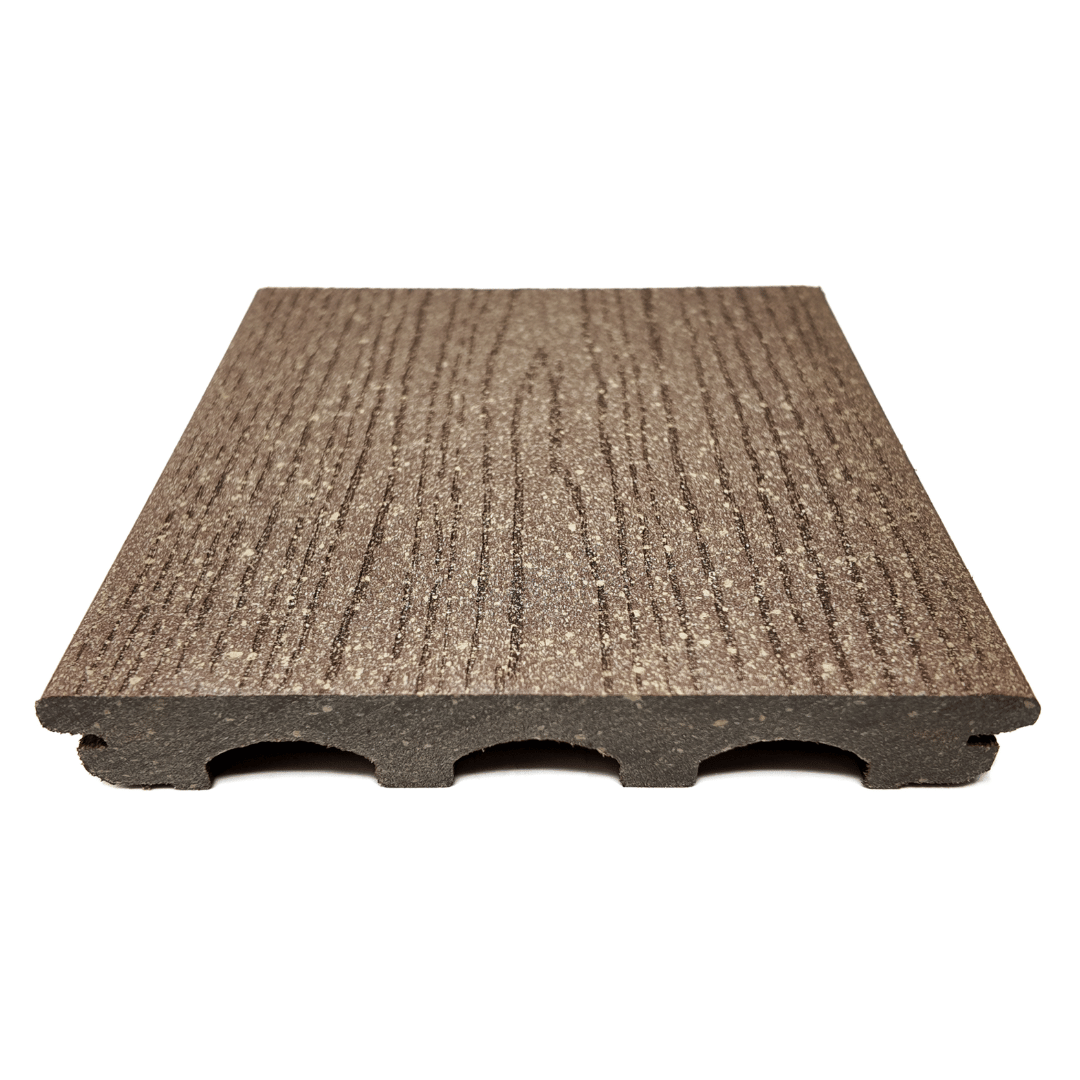 Vlonderplank - Gestructureerd - Bruin - Clip - 2,1 x 15 x 210 cm