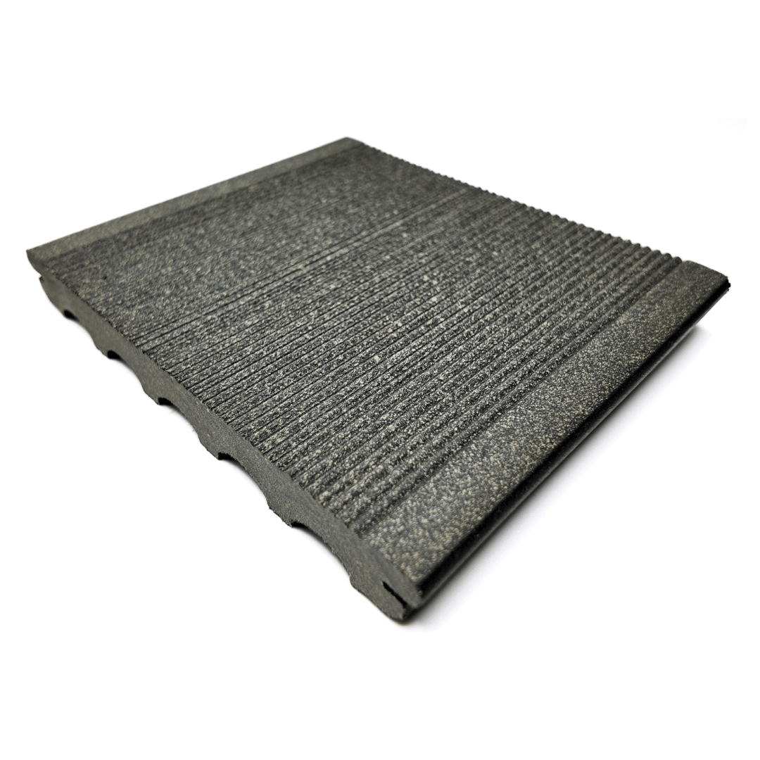 Vlonderplank - Gestructureerd - Grijs - Clip - 2,1 x 18 x 300 cm