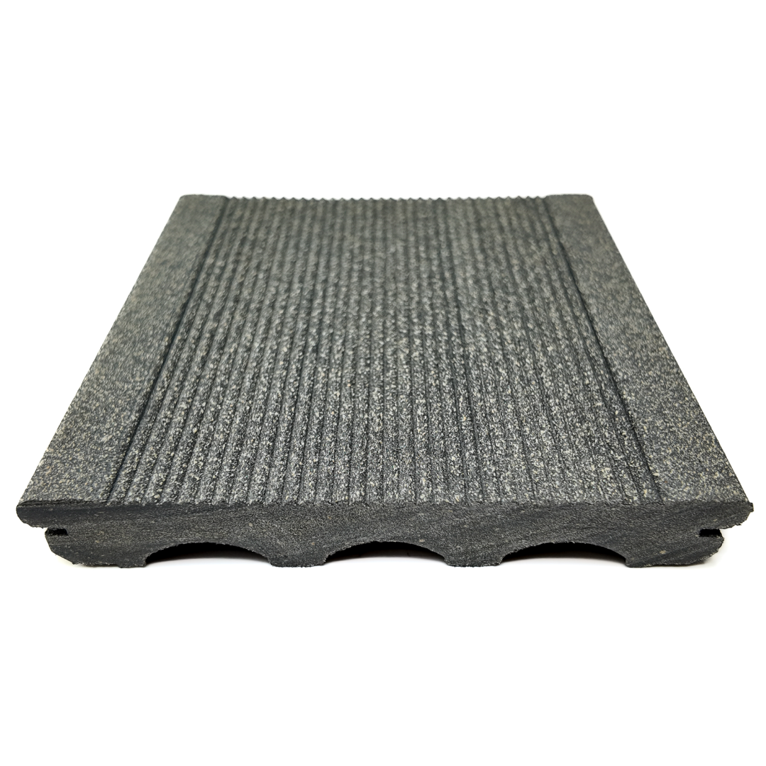 Vlonderplank - Gestructureerd - Grijs - Clip - 2,1 x 15 x 240 cm