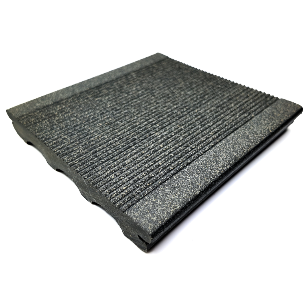 Vlonderplank - Gestructureerd - Grijs - Clip - 2,1 x 15 x 240 cm