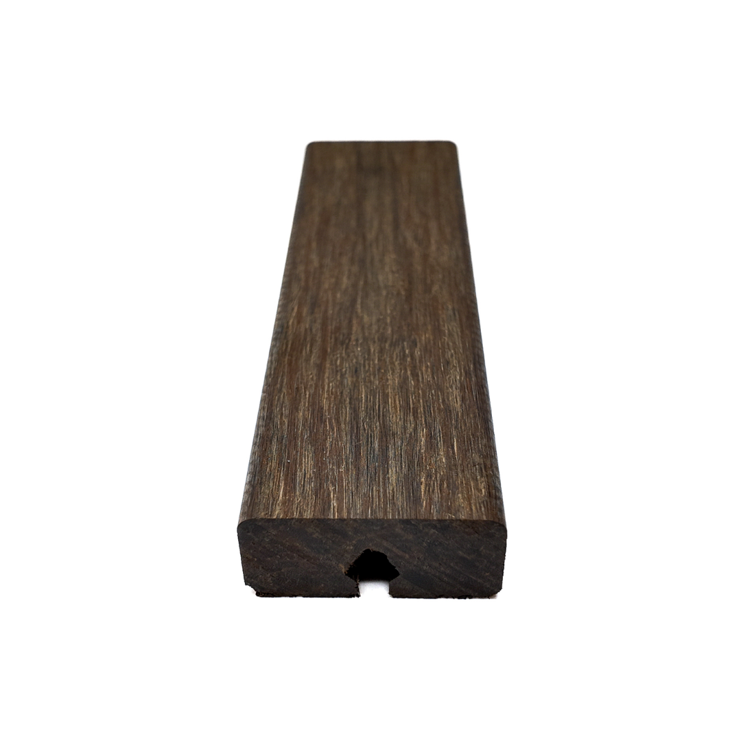 X-treme Gevelplank - Glad - Bruin - Grad enkel - 2 x 4,5 x 185 cm