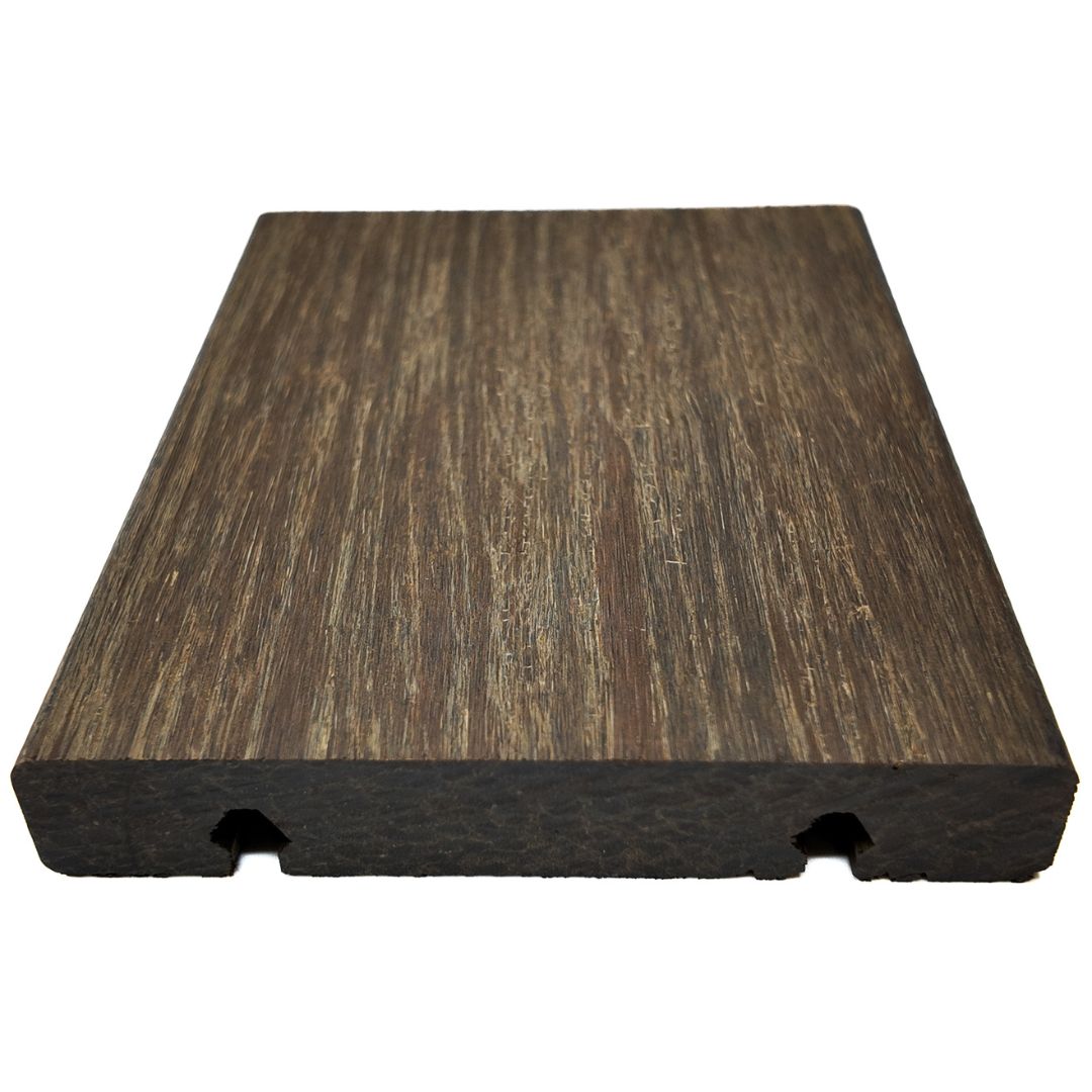 X-treme Gevelplank - Glad - Bruin - Grad curved - 2 x 11,9 x 185 cm