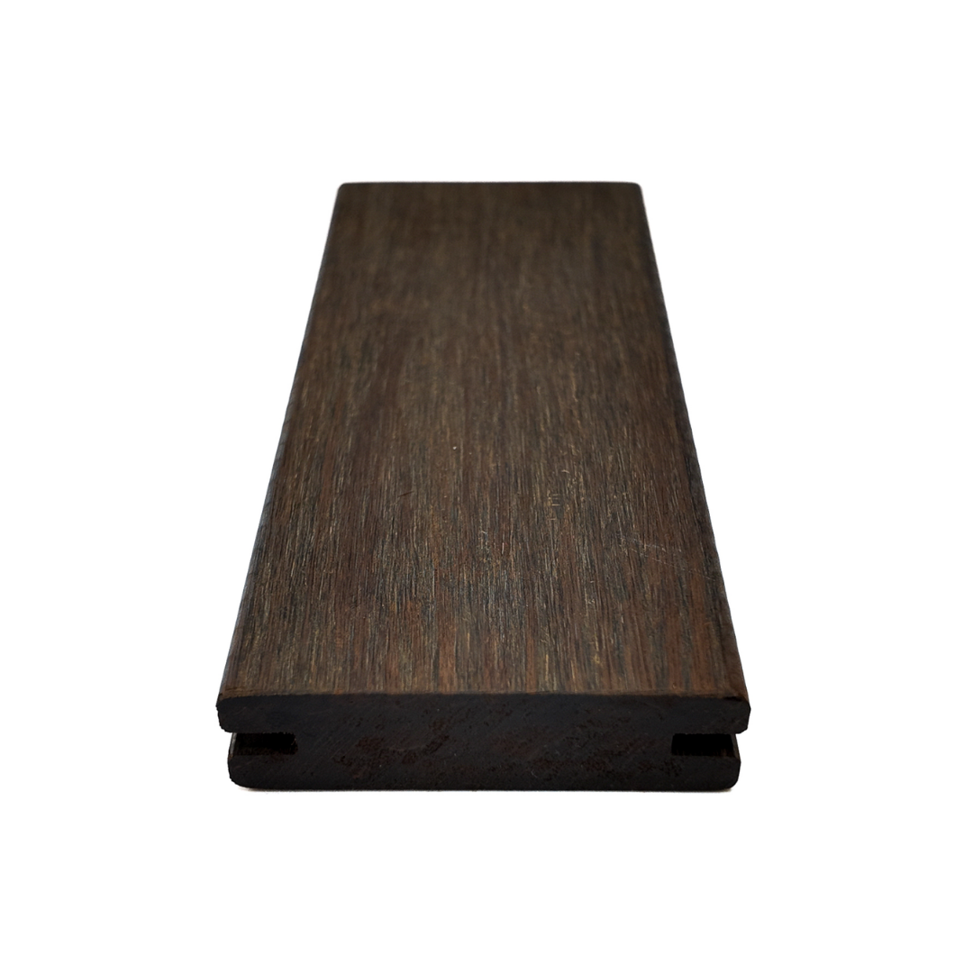 X-treme Vlonderplank - Glad - Donker bruin - Varibo - 1,8 x 6,5 x 185 cm