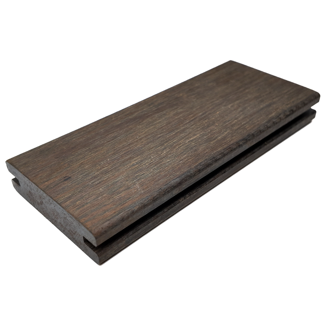 X-treme Vlonderplank - Glad - Donker bruin - Varibo - 1,8 x 6,5 x 185 cm