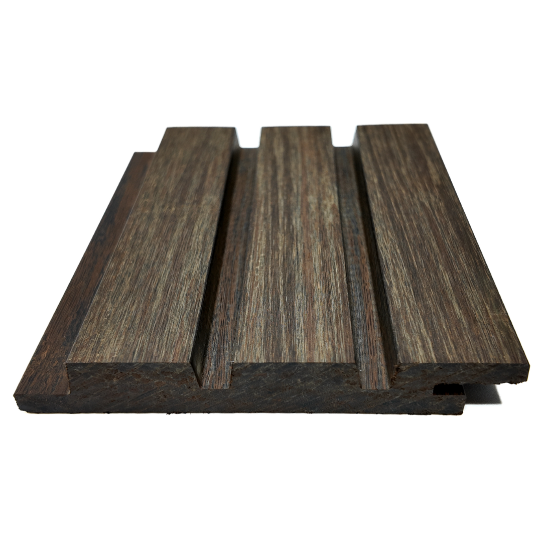 X-treme Gevelplank - Glad - Bruin - Triple Rhombus - 2 x 13,7 x 185 cm