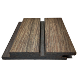 X-treme Gevelplank - Glad - Bruin - Dubbele Rhombus - 2 x 12,6 x 185 cm
