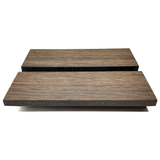 X-treme Gevelplank - Glad - Bruin - Dubbele Rhombus - 2 x 12,6 x 185 cm