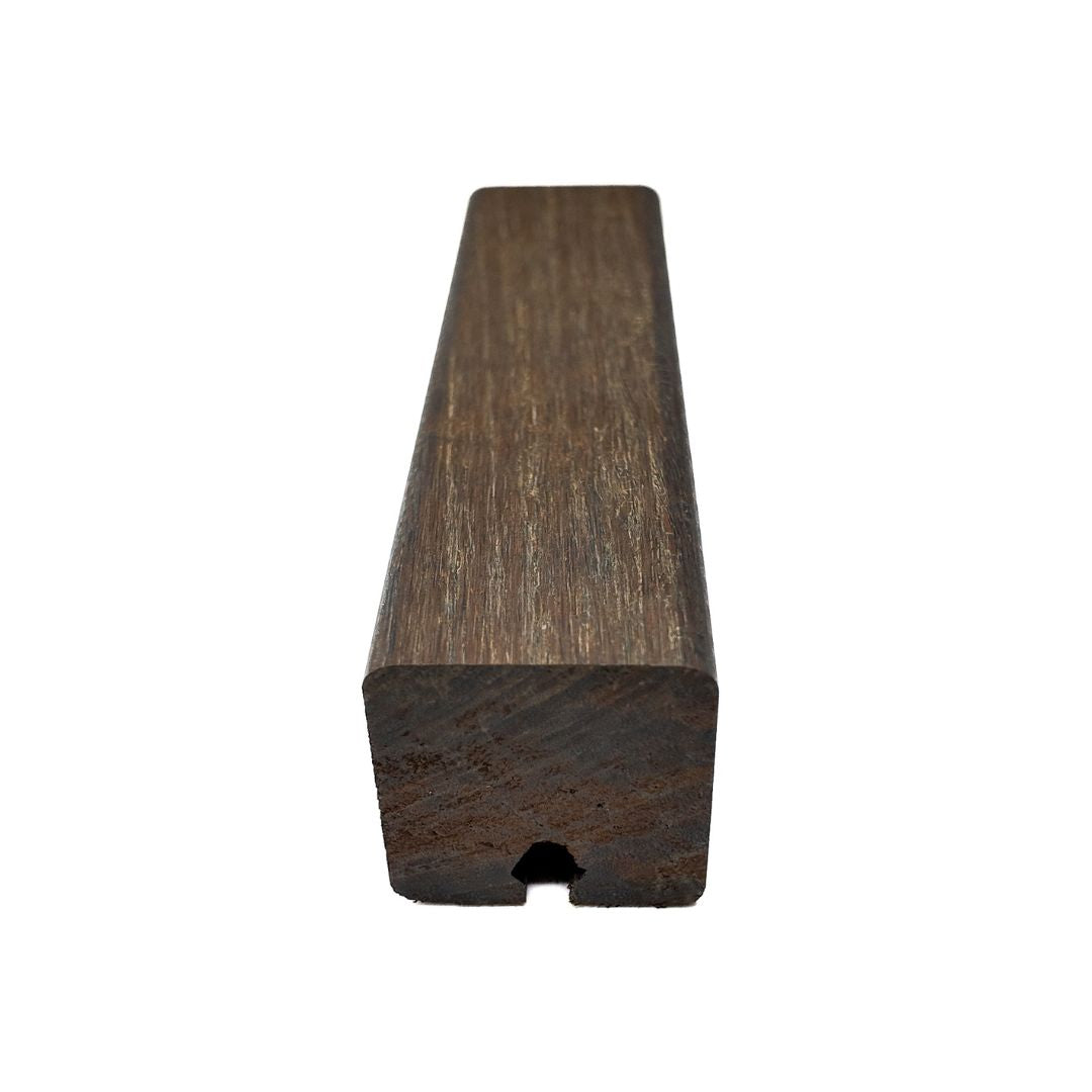 X-treme Gevelplank - Glad - Bruin - Grad enkel - 4 x 4 x 240 cm