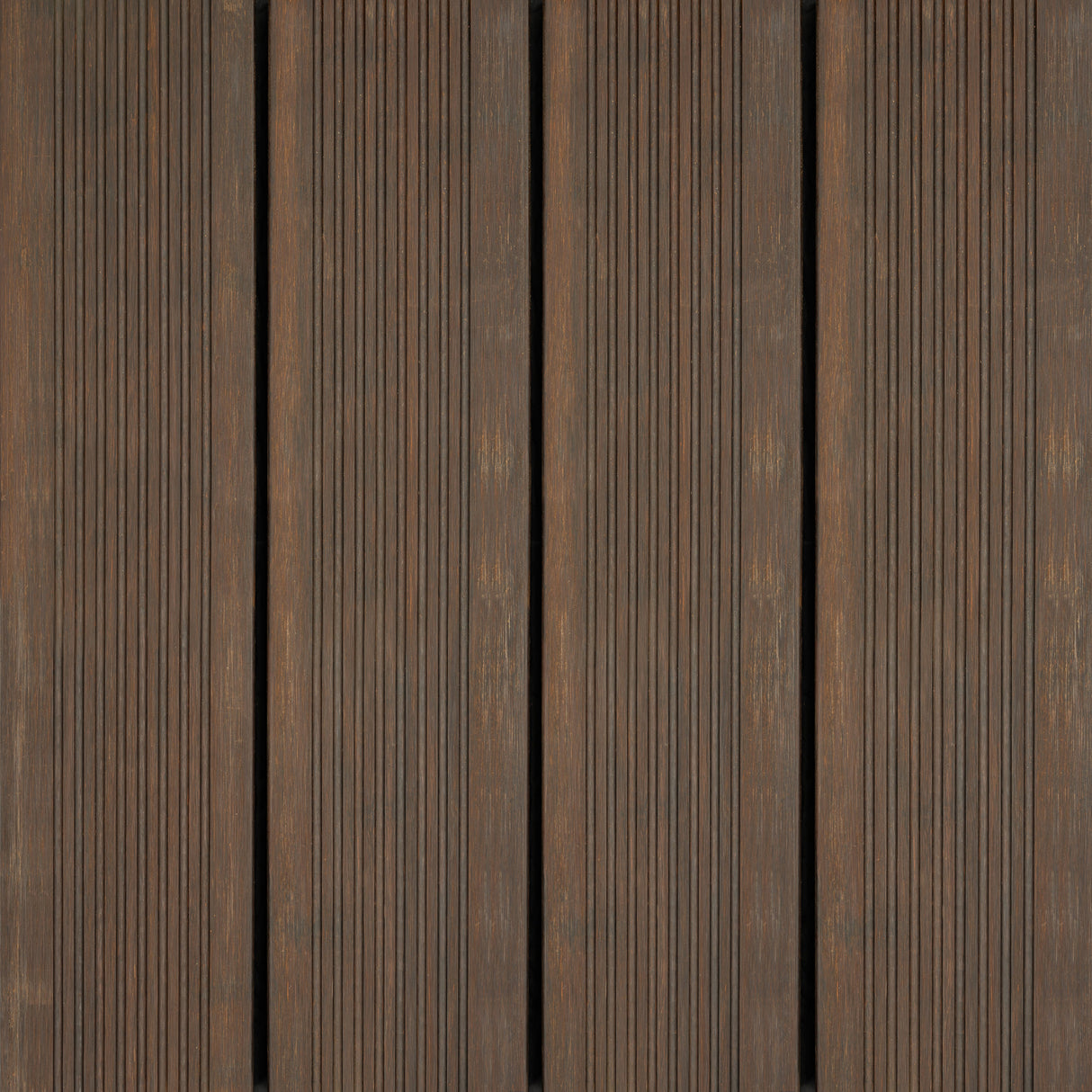 X-treme Vlonderplank - Tweezijdig - Donker bruin - Clip - 3 x 13,7 x 185 cm