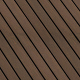 X-treme Gevelplank - Glad - Donker bruin - Grad enkel - 2 x 6,4 x 185 cm