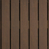 X-treme Gevelplank - Glad - Donker bruin - Grad enkel - 2 x 6,4 x 185 cm