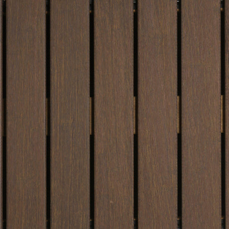 X-treme Gevelplank - Glad - Donker bruin - Grad enkel - 2 x 6,4 x 185 cm