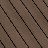 X-treme Gevelplank - Glad - Bruin - Grad curved - 2 x 11,9 x 185 cm