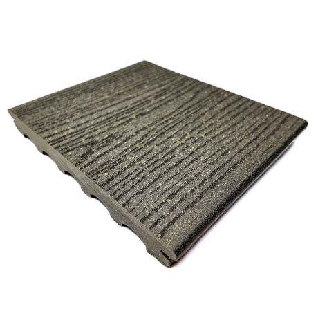 Vlonderplank - Gestructureerd - Grijs - Clip - 2,1 x 18 x 210 cm
