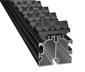 GRAD - Zelfdragende rail - 56 mm -  117, 118 of 119 mm brede planken - lengte 1984 mm