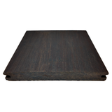 X-treme Terrassendiele - Glatt - Dunkelbraun - Clip gebogen - 2 x 15,5 x 185 cm