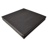 X-treme Terrassendiele - Glatt - Dunkelbraun - Clip gebogen - 2 x 15,5 x 185 cm