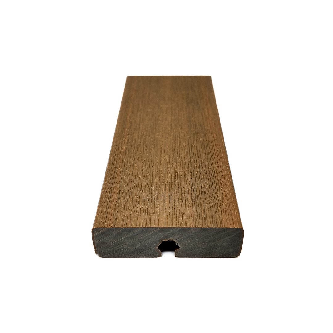 Terrassendiele - Glatt - Teak - Grad einzeln - 2 x 6,4 x 280 cm
