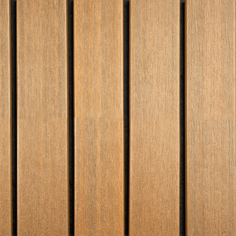 Terrassendiele - Glatt - Teak - Grad einzeln - 2 x 6,4 x 280 cm