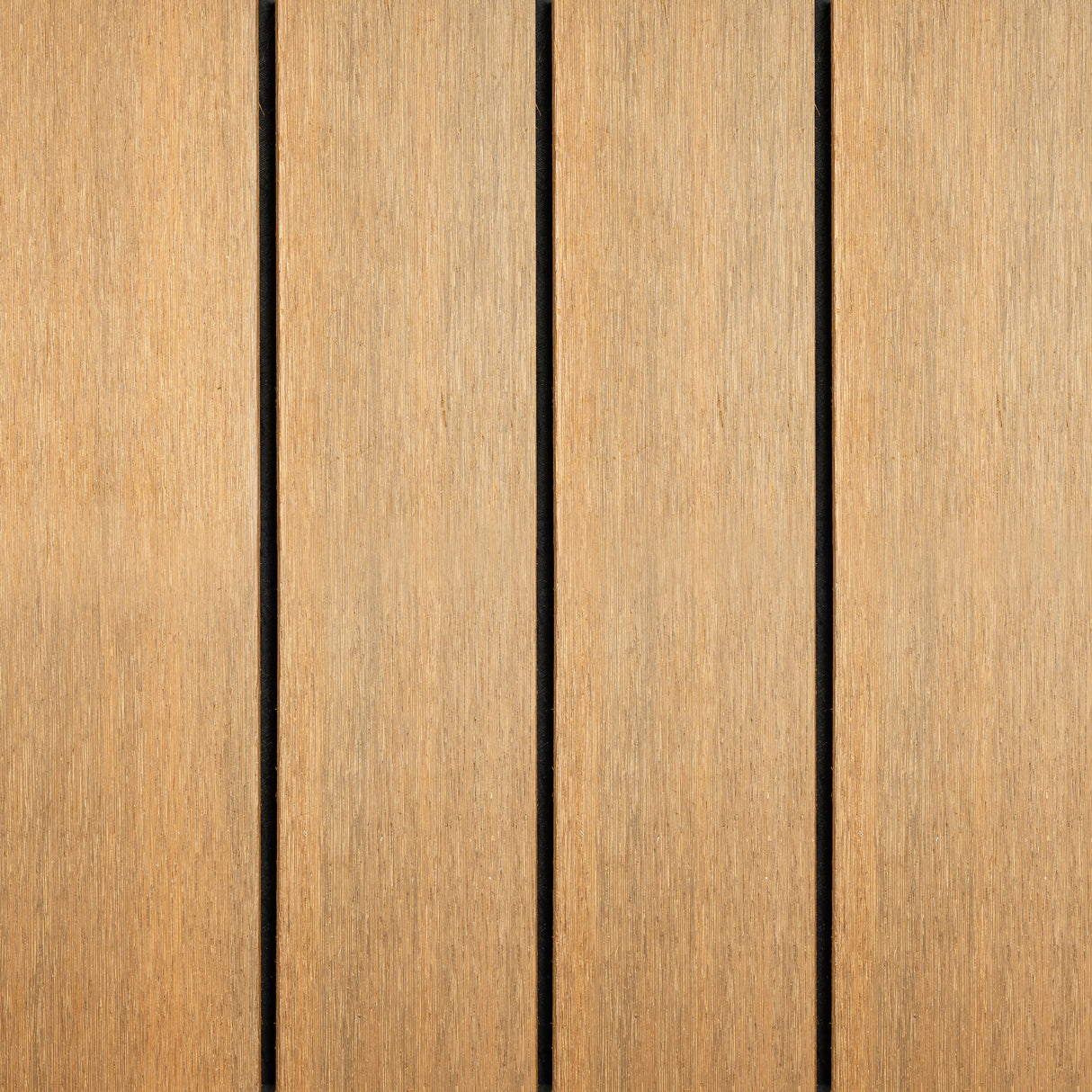 Terrassendiele - Glatt - Teak - Grad gebogen - 2 x 11,9 x 280 cm