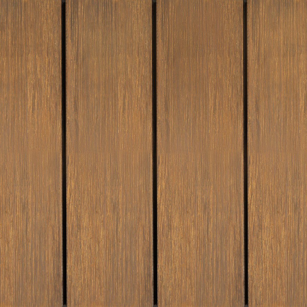 X-treme Terrassendiele - Glatt - Dunkelbraun - Grad gebogen - 2,1 x 11,9 x 185 cm