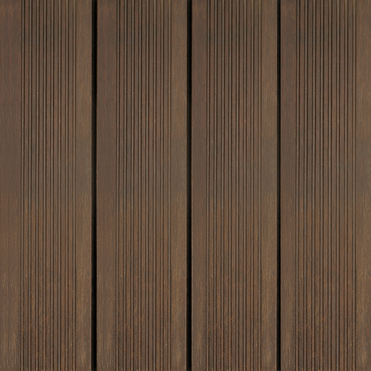 X-treme Terrassendiele - Zweiseitig - Dunkelbraun - Clip - 2 x 13,7 x 185 cm