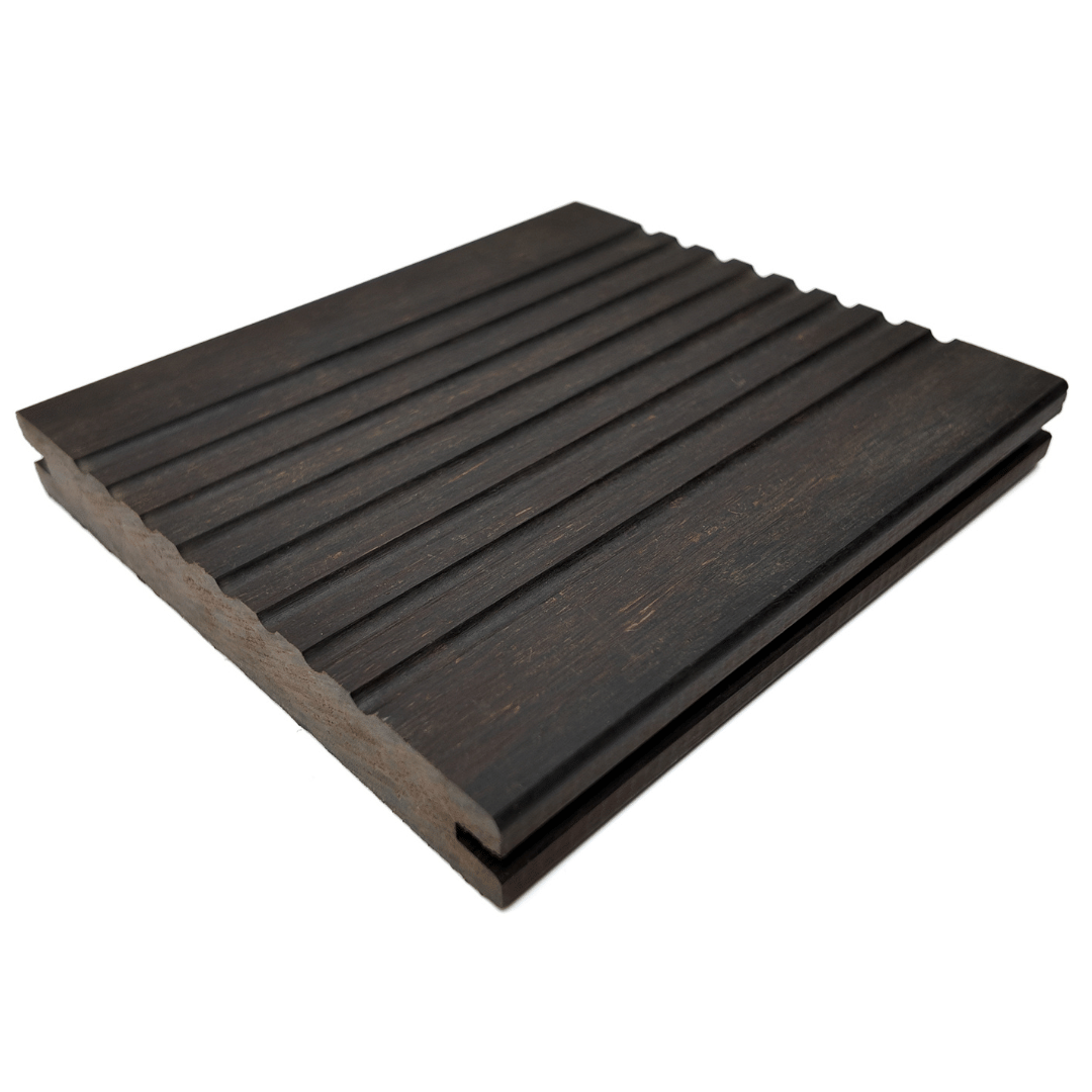 X-treme Terrassendiele - Zweiseitig - Dunkelbraun - Clip - 2 x 13,7 x 185 cm