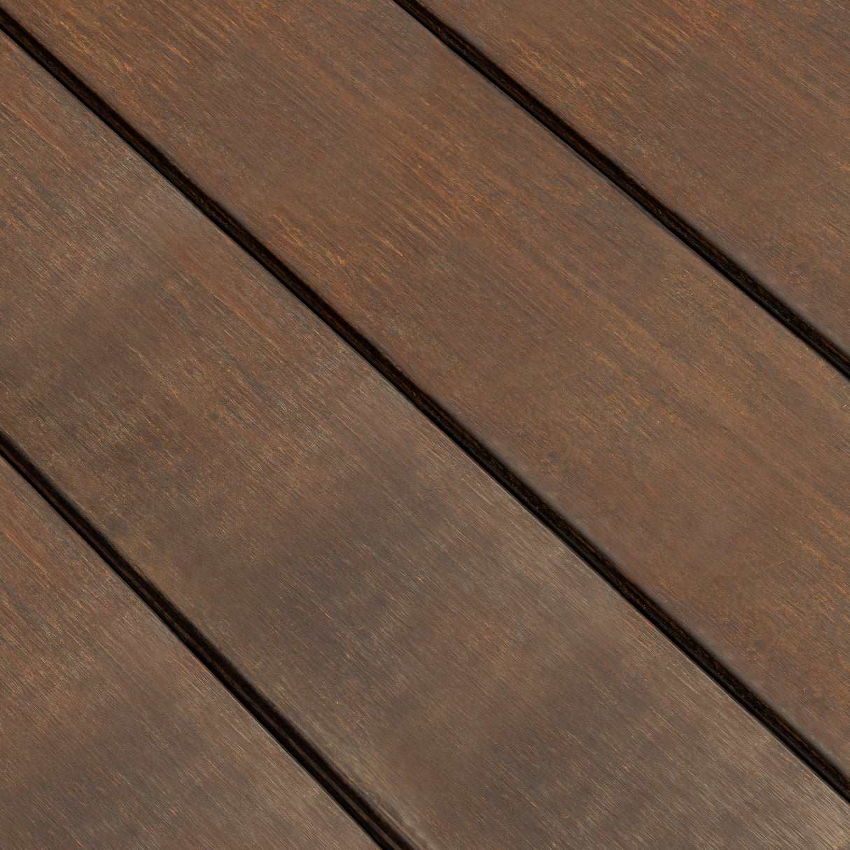 X-treme Terrassendiele - Zweiseitig - Dunkelbraun - Clip - 2 x 13,7 x 185 cm