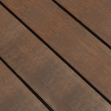 X-treme Terrassendiele - Zweiseitig - Dunkelbraun - Clip - 2 x 13,7 x 185 cm